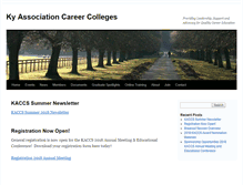 Tablet Screenshot of kycareercolleges.org